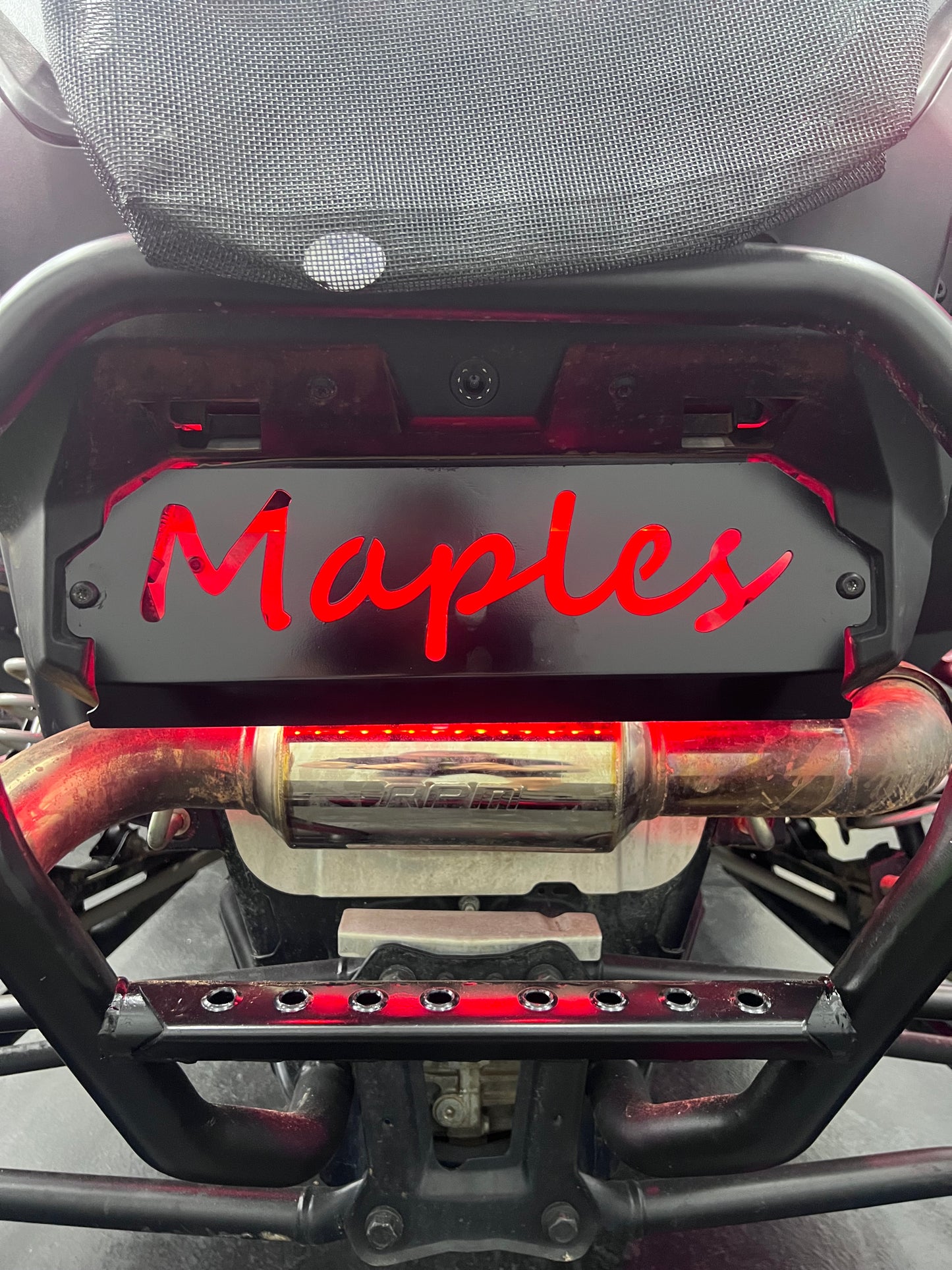 Polaris turbo r / Pro s Custom Logo Muffler Cover